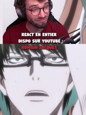 A post by @romainjacquesanime on TikTok caption: #reactanime #anime #weeb #kurokonobasket 