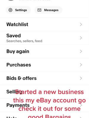 A post by @mr.beaver88 on TikTok caption: I started a new business this is my ebay account we ship worldwide @Mr.Beaver’s Bargains #business #ebay #deals 