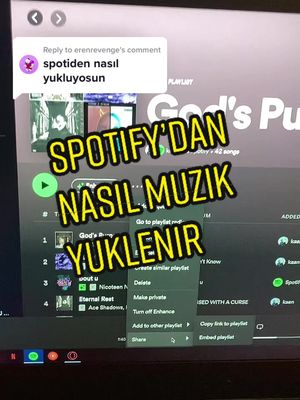 A post by @kaanadian on TikTok caption: Replying to @erenrevenge youtube’dan tek tek bulup yuklemekten kat kat daha kolay :)