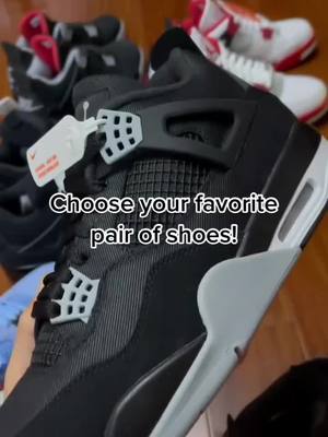 A post by @sneakers728 on TikTok caption: Can you name this pair of shoes?#sneakers #TheRealPussinBoots #sneakerhead #fyp #shoes #foryou #viral #shoeschallenge #jordan4s