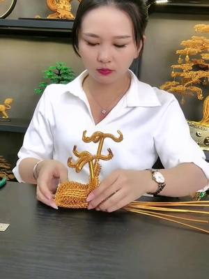 A post by @weavingartwork on TikTok caption: Will you like the three-minute video?#workofart #ornaments #DIY #fyp #handiwork #usa 