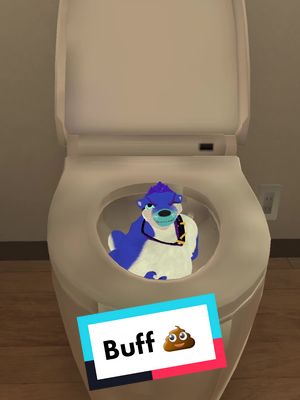 A post by @itsphilthefloof on TikTok caption: Buff poo? #slay #purr #slaythepoodown #buff #poo #toilet #mycontentbelike #awtter #vrcfurry #furry #awtterspace #ottersoftiktok #ottertok #furryvrchat #sorrynotsorry #poohouserock 