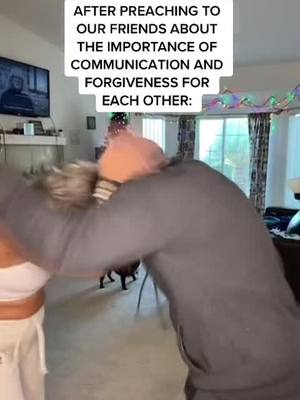 A post by @loo_and_drea on TikTok caption: FORGIVENESS IS KEY…😂😂😂  #looanddrea #couplegoals #couplecomedy #marriedlife 