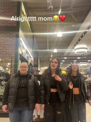 A post by @alexismanley on TikTok caption: Attempting to Christmas shop🥹 #foryou #fyp @DICKS Sporting Goods #motherdaughter #christmas @Coi #trending @itsnikkibabyyy @tiffym_17 