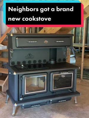 A post by @hellofist_tech on TikTok caption: #narrowayhomestead #offgridliving #rurallife #woodstove #cookstove #firewood #westbygod