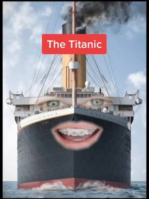 A post by @thehistorycobra on TikTok caption: Unsinkable they said! #history #titanic #comedy 