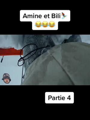 A post by @le_monde_imparfait on TikTok caption: #Amine et Bili #SKI⛷😂😂😂 #abonnetoi❤️❤️🙏 #youtube #tiktok #fyp #siuuu#dernière partie ?