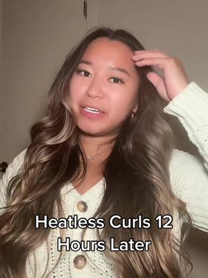 A post by @galvestongirly on TikTok caption: part 2 | heatless curls 12 hours later ✨ #heatlesscurls #hairtutorials