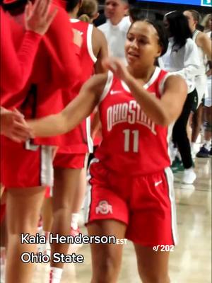 A post by @afrinl07 on TikTok caption: Kaia Henderson of Ohio State. @kaiahenderson2 #bestof2k22sports #womensbasketball2k23 #womensbasketball