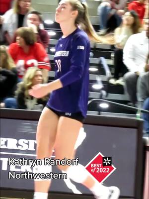 A post by @afrinl07 on TikTok caption: Kathryn Randorf of Northwestern. #bestof2k22sports #vb2k22 #volleyball @kathrynrandorf