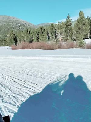 A post by @mase.32 on TikTok caption: Snowmobiling in Breck is a dream part 2! #snowmobile #skidoo #breckenridge #breck #snowmobiling #outwest #Colorado #coloradocheck #foryoupage