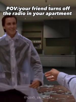 A post by @trendzzzofficial on TikTok caption: ALL FAKE ⚠️ I #gta5_trendzzz #gta5 #gta #meme #funny #patrickbateman 