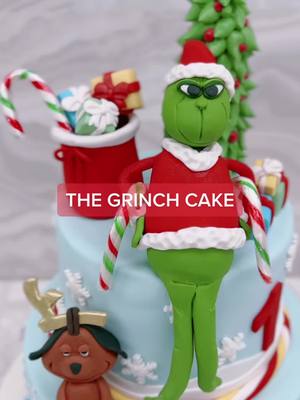 A post by @justtemptations on TikTok caption: I am The Grinch 💚😈🎄 #cake #art #cakedecorating #cakesoftiktok #fyp #foryoupage #dessert #yummy #cakeart #Foodie #delicious #thegrinch 