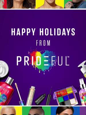 A post by @prideful.me on TikTok caption: Happy #Holidays from our #team to you! Wishing you a wonderful #season filled with #family and #friends! #prideful #Love #lgbtq #inclusion #diversity 