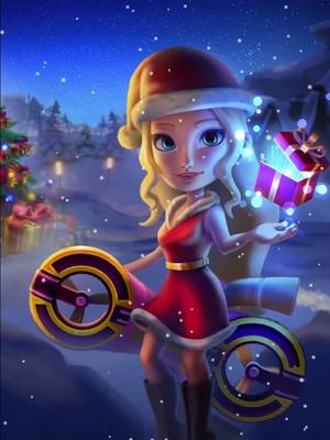 A post by @hoverworldonline on TikTok caption: Merry Christmas! All the best wishes to you ❤ #follow #hoverworld#indiegames #christmastiktok #foryoupage