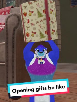 A post by @itsphilthefloof on TikTok caption: Everyone opening their Christmas presents be like #ottertok #awtter #ottersoftiktok #awtterspace #awtter #vrcfurry #slay #dedo #ReasonForBooking #CODSquadUp #christmas #christmasday 