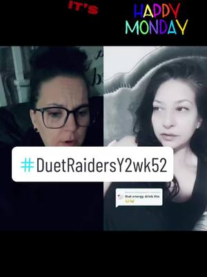 A post by @thatmama43 on TikTok caption: @stephhm78 #duet with @grayson_xlii #monsterenergy  #DuetRaidersY2wk52 #duetraiders #duetraidersteamsteph