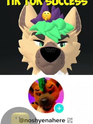 A post by @noshyenahere on TikTok caption: The Secret To Furry Tik Tok Success in 2023 🤯😱 #furryfandom2023 #furryfandom2022 #furryfandom #furry #furryvrchat #furrytiktok2023 #furrytiktok2022  #famousfurry #furrytiktok #popufur #popufurs obviously joking #noshyena 