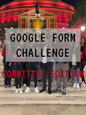 A post by @imperialtsoc on TikTok caption: Google Form Challenge: Committee Edition 🤩🔥  #googleforms #googleformchallenge #imperial #imperialtamilsociety #fyp #tsoc #uni #friends