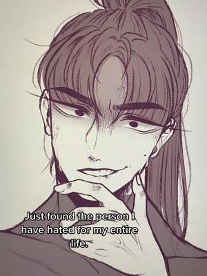 A post by @taro.dodolon on TikTok caption: POV: My reincarnation hates me. Also I’m not ded if anyone ask😀. #fyp #fy #foryou #4u #drawing #art #oc #originalcharacter #original #zathyst #weeb #amethyst #webtoon #originalstory #animation #artist 