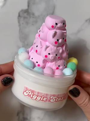 A post by @mollymashes on TikTok caption: Piggie Stax 🐷🐷🐷 from @SlimeyPallets Had to! #pigs #slime #clay #asmr 