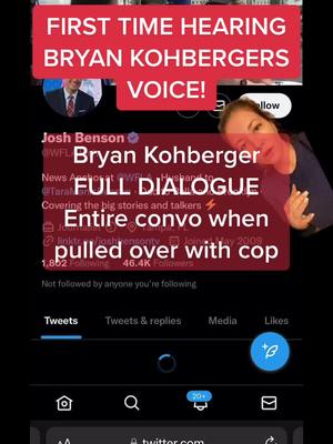 A post by @butwhy on TikTok caption: Tell me in the comments what you think they’re saying in the hard parts to hear. Follow for more dissecting on this case #bryankohberger #idaho4 #idahostudentsstabbed #truecrime#greenscreenvideo #kayleegoncalves #maddie #xana #ethan #kohberger 