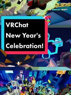 A post by @noshyenahere on TikTok caption: POV: you're celebrating NYE in VRchat, thanks to @kasferret for the footage and @daxterdingo @pyxethefox and everyone in there for making it such a fun night ❤ #furrytiktok2023 #furryvrchat #furryvrc #furryvrchatcommunity #furryfandom2023 #furrytiktok #furryfandom #noshyena #furryfandom2022 #furrytiktok2023 #newyearscountdown 