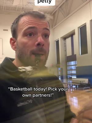 A post by @gymclassvibes on TikTok caption: #highschool #pe #gymclass #teammates 