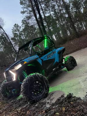 A post by @collinbrownlee69 on TikTok caption: getting a little mud on the tires #fyp #rzr #1000