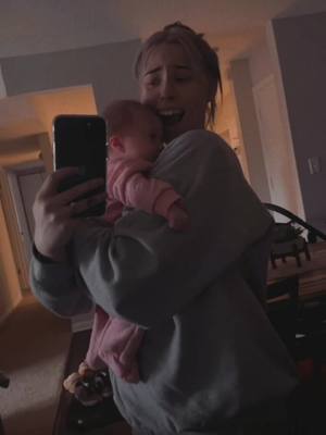 A post by @tattedmadi on TikTok caption: Just wanted a cute video of my daughter and I🥲