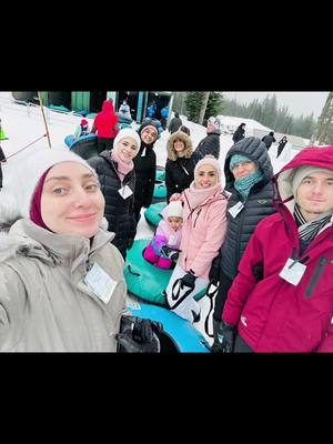 A post by @thee_rmrm on TikTok caption: It’s officially winter ❄️  #winter #snoqualmie #tubing #friendship #snow #fun #seattle #wa #tiktok 