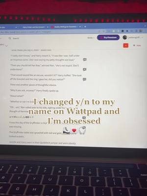 A post by @expectopatronnum on TikTok caption: I’m in love with Wattpad #harrypotter #harryjamespotter #harryjamespottersupremacy #dracotok2023 #dracomalfoy #hermionegranger #ronaldweasley #hufflepuff #gryffindor #ravenclaw #slytherin #hogwarts #hptiktok #shifting #realityshifting #fyp #wattpad