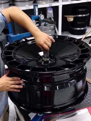 A post by @hi_supplier on TikTok caption: The manufacturing process of wheels #wheel #wheels #car #cars #carwheel #vehicle #tire #tires #racing #rims 