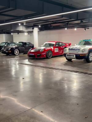 A post by @thegreenbergcollection on TikTok caption: My porsche gt2 rs in the porsche museum 😁 #porsche #porschegt2rs #museum #car #carsoftiktok #cars #carhub #red 