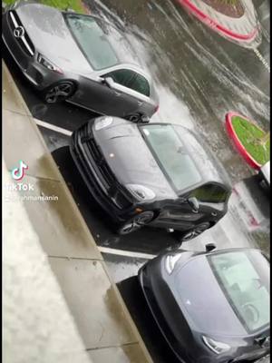 A post by @rahmansanin on TikTok caption: #porsche #tesla #mercedes #ride #fastride #fyp #viral 