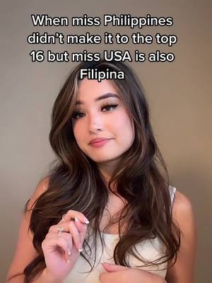 A post by @okayjessjess on TikTok caption: Miss USA is the first Filipina-American to represent the states & win #congrats #missuniverse #proud #missusa #history 