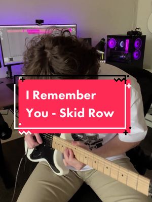 A post by @notgarrisonatall on TikTok caption: I Remember You - Skid Row #fyp #foryoupage #foryou #guitar #guitartok #irememberyou #skidrow #guitarsolo #music #cover #scottiehill