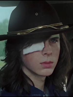 A post by @c4rnids on TikTok caption: i’m said daughter (real) #fyp #twd #carlgrimes #thewalkingdead #carlgrimesedit #chandlerriggs #chandlerriggsedit 