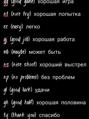 A post by @diken_cs_go on TikTok caption: Самые полезные сокращение слов ксго #рек #ксго