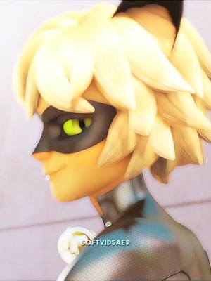 A post by @softvidsaep on TikTok caption: hello! back w another chat noir edit ✌🏼| #chatnoir #ladybug #miraculousladybug #fyp #foryoupage #MLB 