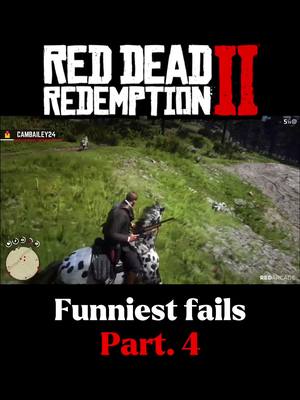 A post by @redead_2 on TikTok caption: Credits: RedArcade on yt #reddeadredemption2 #rockstargames #savereddeadonline #funny #funnyvideos #bestfails #failarmy #game #part4 #arthurmorgan #funnymoments #rdr2 #capcut_edit #reddeadonline #credit #youtube 