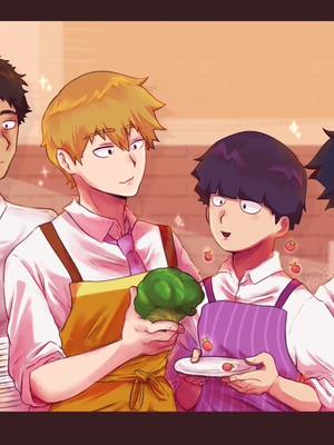 A post by @koisufish on TikTok caption: i worked so hard on this just to realize i forgot dimple and i cant add him bc my ipad wouldve exploded 😭😭😭😭 WHY WHY WHYYYYY    drew some sillies (tgey are one big happy family and they bring me immense joy) ‼️💥💥 #mobpsycho100 #mp100 #shigeokageyama #reigenarataka #katsuyaserizawa #ritsukageyama #mp100fanart #ibispaint #mobpsychofanart #mobpsycho100fanart #mobfanart #reigen #ibispaintx 