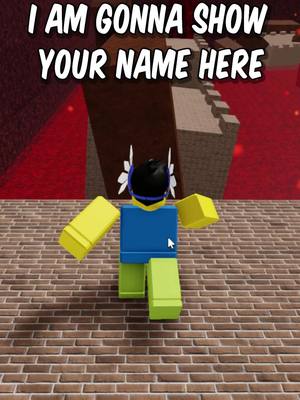 A post by @floppagx on TikTok caption: I KNOW UR NAME 🤩✨#roblox #robloxedit