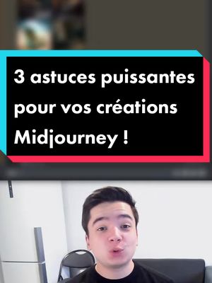 A post by @leo_desp_ancien on TikTok caption: 3 astuces pour améliorer énormément vos créations avec Midjourney ! #ia #fyp #tech #artificialintelligence #midjourney #astuce 