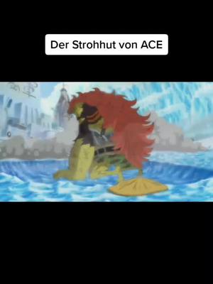 A post by @kreativemodus on TikTok caption: Der Strohhut von ACE #ace #onepiece #animetok 