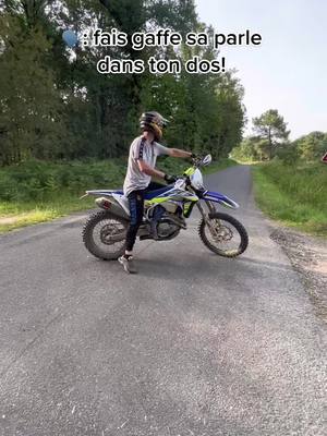 A post by @louisbymrt on TikTok caption: 💙💚#fypシ゚viral #foryoupage #CapCut #fyp #fypシ #50cc #moto #riejumrt #2t #voiture #weeling #sherco #kawasaki 