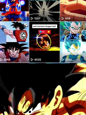 A post by @dragonballfollow on TikTok caption: I don't make views anymore #dragonball #viewsproblem😥🙏 #goku #ultrainstinct #anime #db #dbs #viral #dragonballsuper #fypシ #neiperte #sad #vegeta 