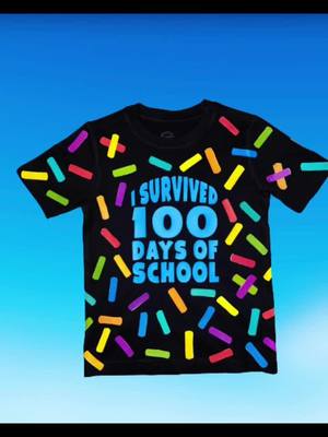 A post by @lnvdesigns on TikTok caption: 100 days of school shirts 💯✨