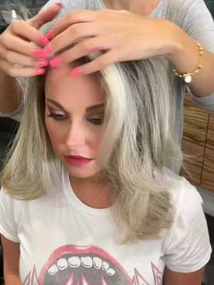 A post by @deeanmansour on TikTok caption: Blonde hair 🔥 and haircut by me using @oligopro lightning black light #highlights #fyp #fypシ #fy #follow #me #haircolor #blonde #اكسبلور #share 