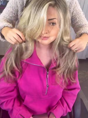 A post by @deeanmansour on TikTok caption: Highlights and haircut 🔥 #highlights #fyp #fypシ #foryoupage #follow #me #haircolor #blonde #blondehair #اكسبلور #viral #viralvideo 